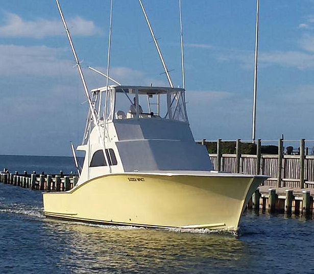Sea Dream Hatteras charter boat.